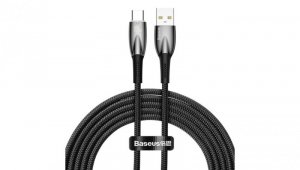 Baseus Glimmer Series kabel do szybkiego ładowania USB-A - USB-C 100W 480Mb/s 2m czarny