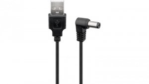 Kabel USB–DC 5,5 x 2,5 mm - Długość kabla 1 m