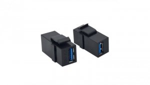 VALUE USB 3.2 Gen 1 Keystone Module, zwart