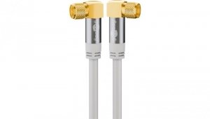 Kabel antenowy SAT (typ 135 dB), poczwórne ekranowanie - Długość kabla 2 m