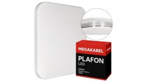 Lampa sufitowa plafon kwadrat LED 36W barwa zimna CX-32 MEGAKABEL