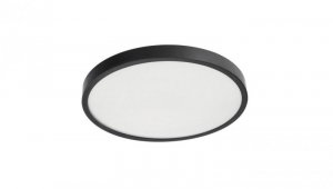 Plafon LED PERETI 24W czarny pierścień 35cm, 3000K barwa ciepła, 2400lm, IP44, 220-240V EDO777616 EDO Solutions