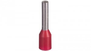 Końcówka tulejkowa izolowana TI 1mm2/8mm czerwona cynowana TI1L8x500 /500szt./