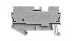 Złączka szynowa 3-przewodowa 0,08-4mm2 szara ST 2,5-TWIN 3031241