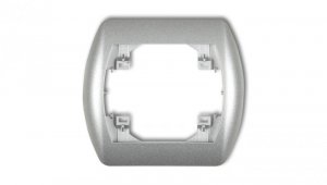 TREND Ramka pozioma pojedyncza srebrny 5RH-1