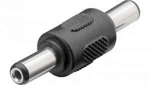 Adapter / złączka wtyk DC (5,5 x 2,1mm) - wtyk DC (5,5 x 2,1mm) 76752 /10szt./
