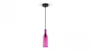 Lampa Wisząca VT-7558 E14 Max. 60W Butelka Różowa 3774