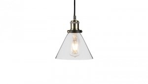Lampa Wisząca VT-7185 LOFT Vintage Szkło Transparent fi180 3738