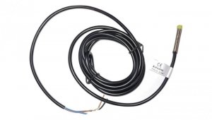 Czujnik indukcyjny cylindryczny M8 z przewodem 2m Sn=2mm 10-30VDC PNP NO LED IP67 PR08-2DP