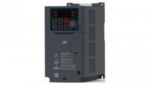 Przemiennik częstotliwości LSIS serii G100 0,75 kW 3x400V AC filtr EMC C3 klawiatura LED LV0008G100-4EOFN