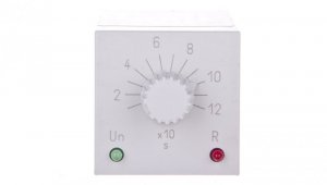 Przekaźnik czasowy 2P 5A 10-120sek 24-48V AC/DC opóźnione załączenie RTX-132 24/48 120SEK 628.002.00.421 2002672