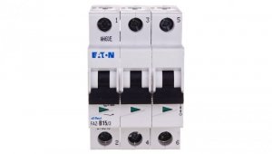 Wyłącznik nadprądowy 3P B 15A 15kA AC FAZ B15/3 278846