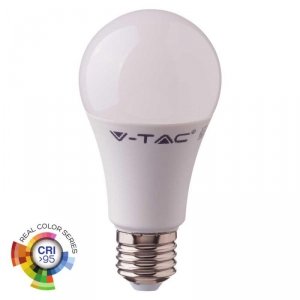 Żarówka LED V-TAC 10W E27 A60 CRI95+ VT-2210 2700K 806lm