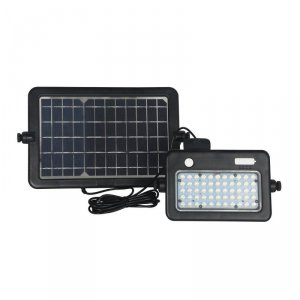 Projektor LED Solarny V-TAC 10W USB Czarny IP65 VT-788-10 4000K 1100lm 