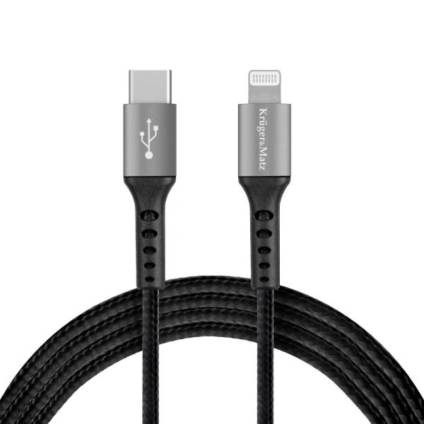 Kabel USB typu C - wtyk Lightning C94 MFi 1 m Kruger&amp;Matz