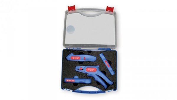 WEICON Profi-Starter Zestaw Ściągacz izolacji 0.2-6mm2 , automatyczny ściągacz izolacji GERMANY 52880001, NÓŻ do kabli