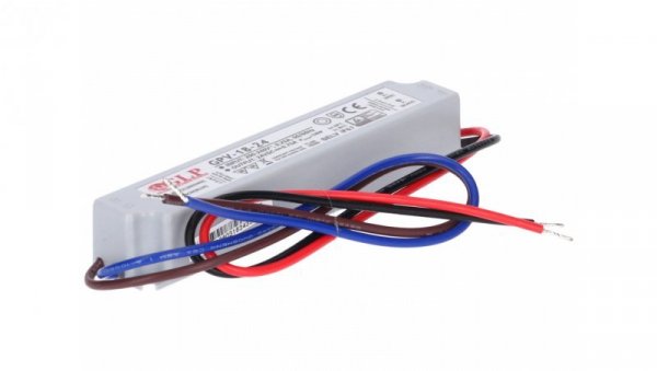 Zasilacz herm. GLP 24V 18W IP67 GPV
