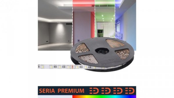 Taśma Premium 12V 60led RGB+W 4w1 SMD5050 (5) wyc