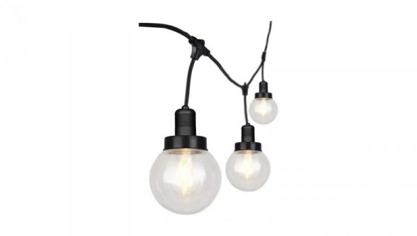 Girlanda Ogrodowa VT-720S Czarna 6x E27 3m IP65 8971