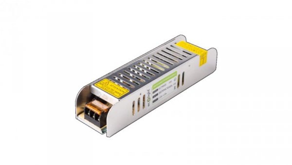 Zasilacz LED SLIM modułowy siatkowy 100W 12V 8,33A 187 x 45 x 34 mm EC79603