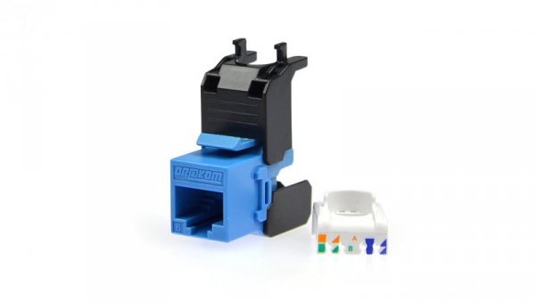 Moduł keystone RJ45 UTP kat.6 nieekranowany beznarzędziowy BKT