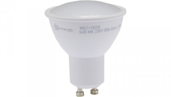 Żar. LED GU-10 230V 4W 300lm ciepła