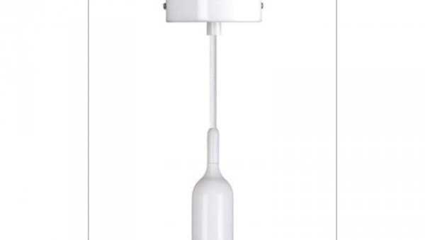 OPRAWKA DECO E27 LUXURY BELL BIAŁA