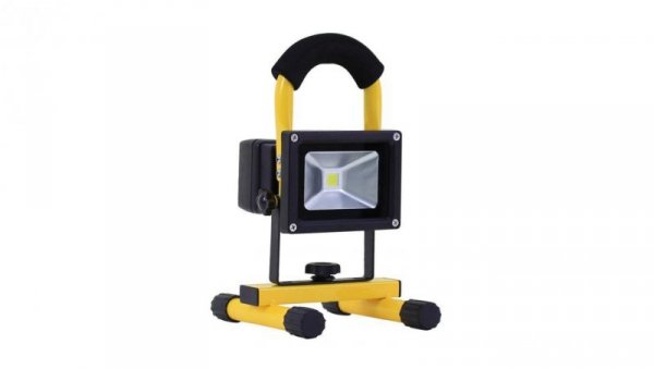 Naświetlacz akumulatorowy roboczy SPOT 10, LED, 7W, 600lm, 5700K, 2200mAh IP44, żółta / 11477