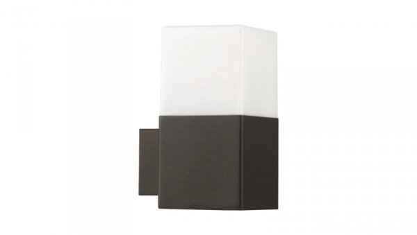 Kinkiet Ogrodowy LED E27 NEW YORK Prosty 16cm Grafitowy - GOLDLUX