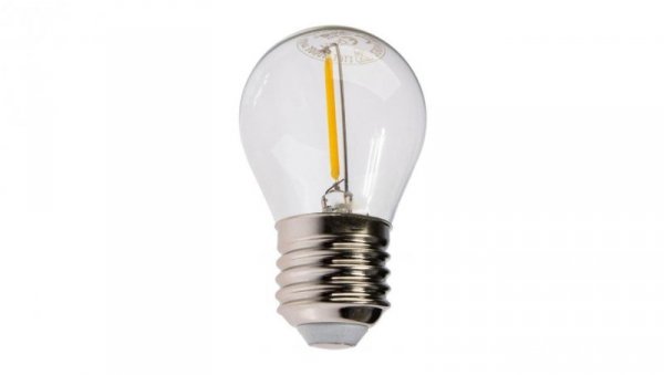 Żarówka LED E27 G45 1,3W 55lm 2700K Ciepła 360 Filament KOBI do Girlandy
