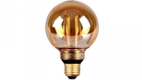 Żarówka Dekoracyjna LED E27 G80 4W 200lm 1800K Ciepła 320 DecoVintage Amber Pillar GOLDLUX