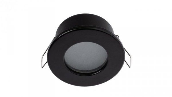 Oprawa Halogenowa Podtynkowa Podbitka Łazienkowa Hermetyczna AQUS GU10 LUMILED Czarna IP44 STAŁA
