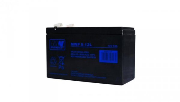akumulator AGM 12-15 lat 12V/9Ah MWP 9-12L