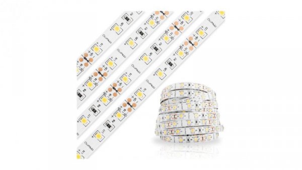 Taśma LED Pasek 12V 240W 3000LED 2835 Ciepła 8mm Rolka 50m
