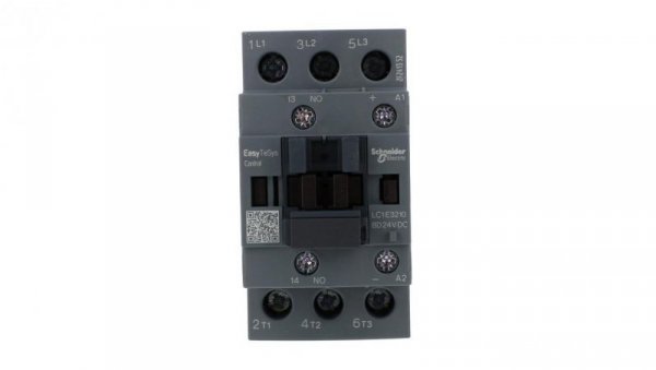 Stycznik mocy Easy TeSys Control AC-3, 32A, 3P (1NO), cewka 24V DC LC1E3210BD