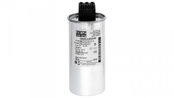 Kondensator 2kvar 440V Cn=3x10,96µF In=3x2,63A