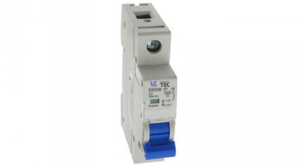 Wyłącznik instalacyjny nadprądowy nadmiarowoprądowy 1P 1M C 2A 6kA 491416 EBS9B
