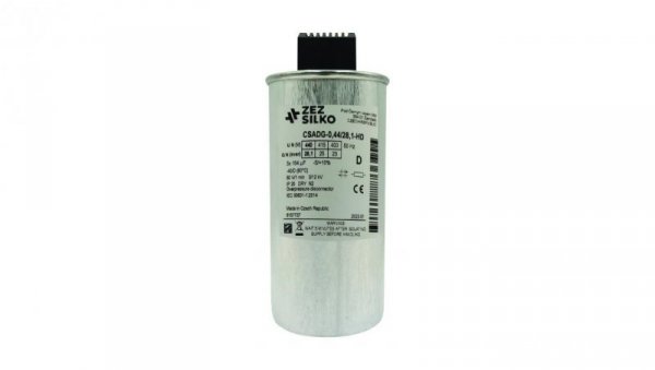 Kondensator 28,1kvar 440V Cn=3x154µF In=3x36,9A