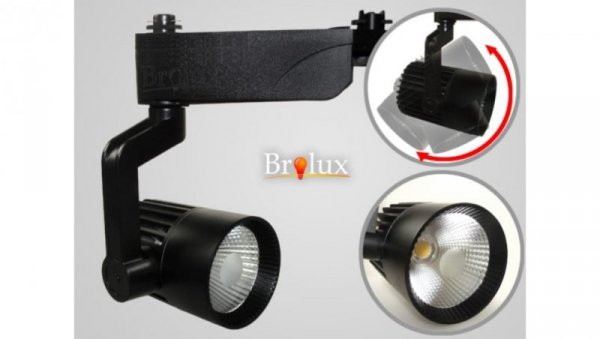 Track light LED Simo szyna 1 faza 10W DW czarny