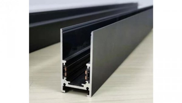 Szynoprzewód magnetyczny natynkowa czarna 2,0m