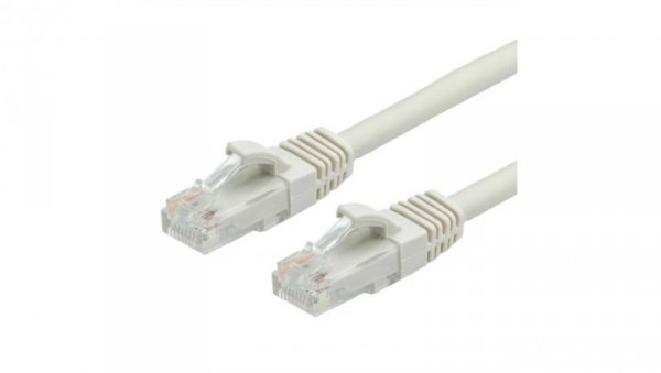 VALUE Kabel krosowy Kat.6A (klasa EA) UTP, szary, 1 m