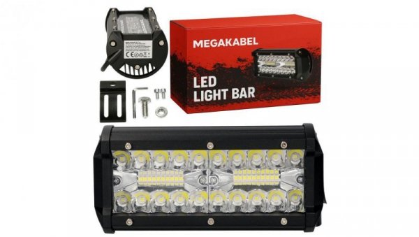 Lampa robocza 120W 2160lm CW 12-24V OFFROAD CX-35 MEGAKABEL