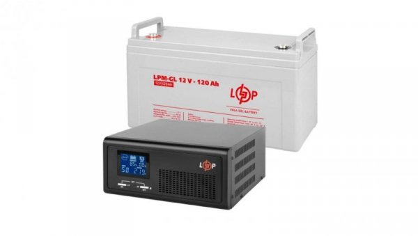 ZESTAW ZASILANIA AWARYJNEGO UPS + AKUMULATOR ŻELOWY 430VA 300W 1440Wh