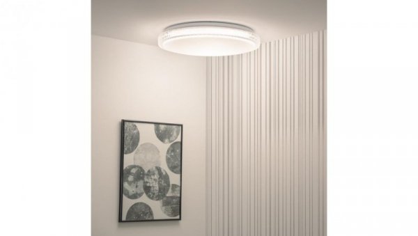 Plafon LED Lampa Sufitowa Natynkowa AGA2 48W IP44 CCT Biały Okrągły 40cm + PILOT LUMILED