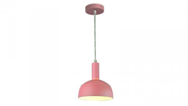 Lampa dekoracyjna wisząca aluminiowa różowa regulowany kąt 1,2m E14 max 60W IP20 V-TAC VT-7100-P