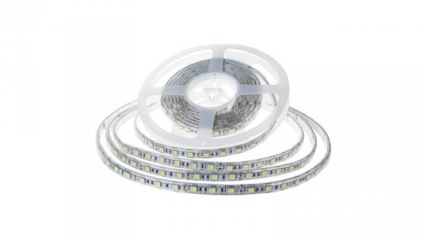 Taśma 300x LED 5050 10.8W/mb 3000K IP65 12V op=5m barwa WW biała ciepła V-TAC VT-5050 60-IP65