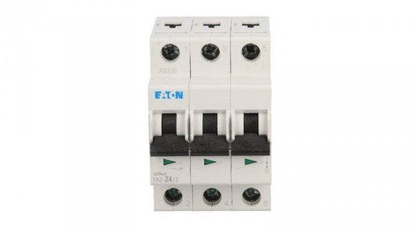 Wyłącznik nadprądowy 3P Z 4A 10kA AC FAZ Z4/3 278923
