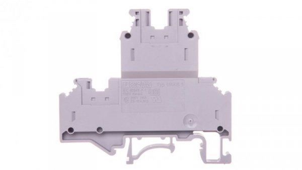 Złączka przelotowa 2-poziomowa 4mm2 szara UKKB 5 2771146