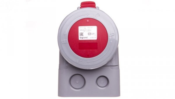 Gniazdo stałe 5P 16A 400V czerwone IP67 P17 TEMPRA PRO 555359
