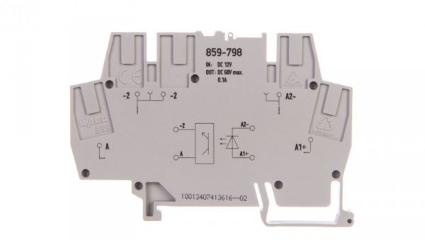 Złączka z optoseparatorem 12 / 24V DC / 0,1A / -25 / +30 859-798